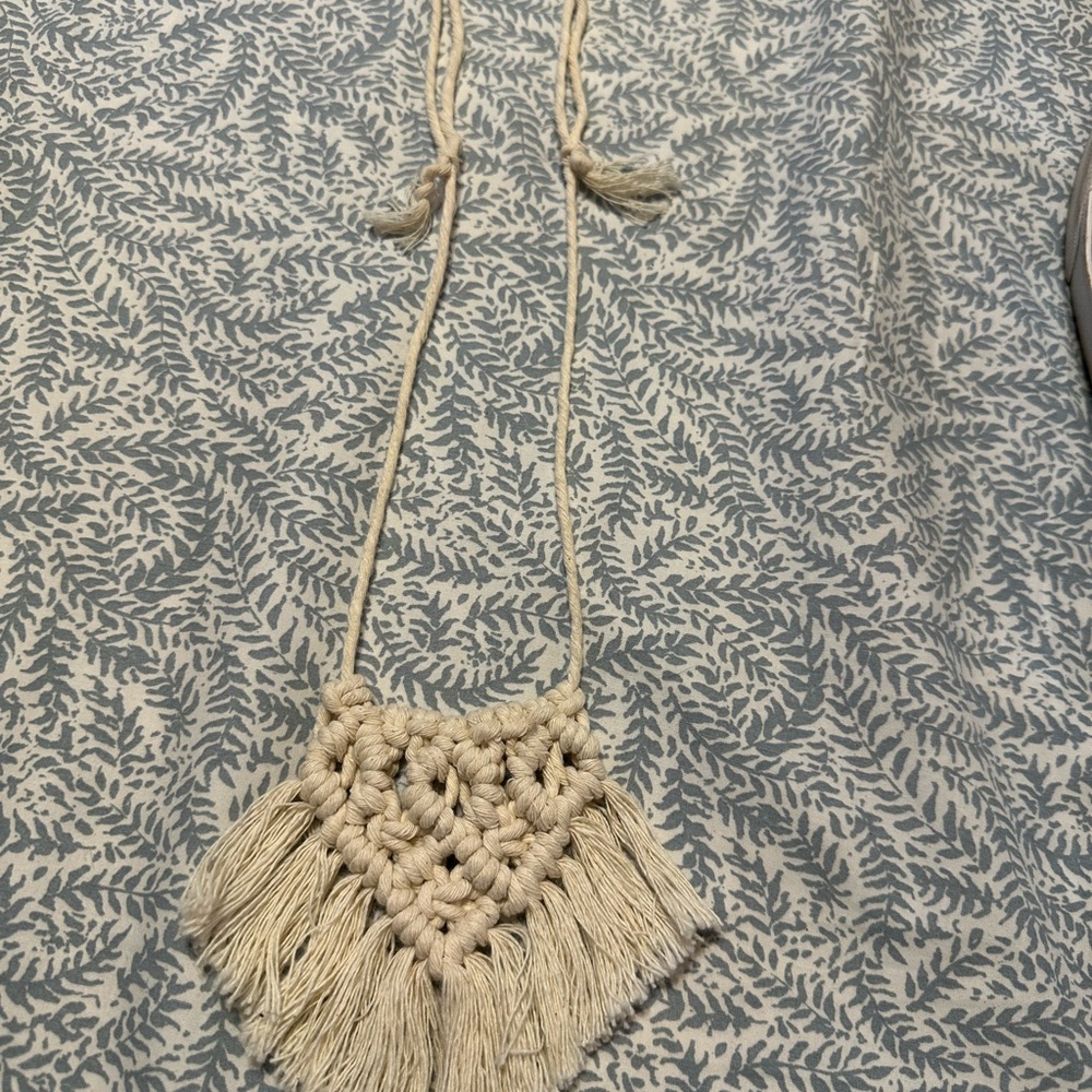 Boho Macrame Necklace